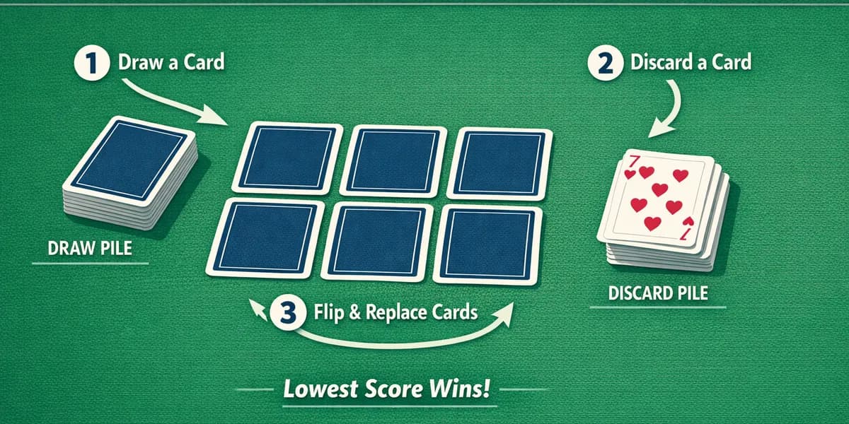 How to Play Golf Card Game - Learn the fundamentals, rules, card values, and winning strategies