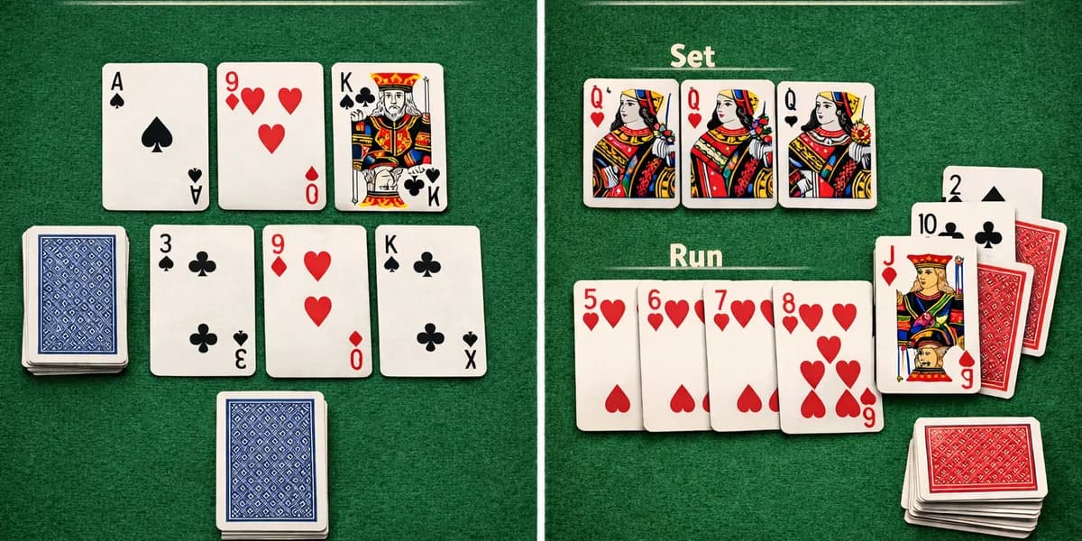 Golf Card Game vs Rummy - Complete comparison of strategy, play time, and complexity